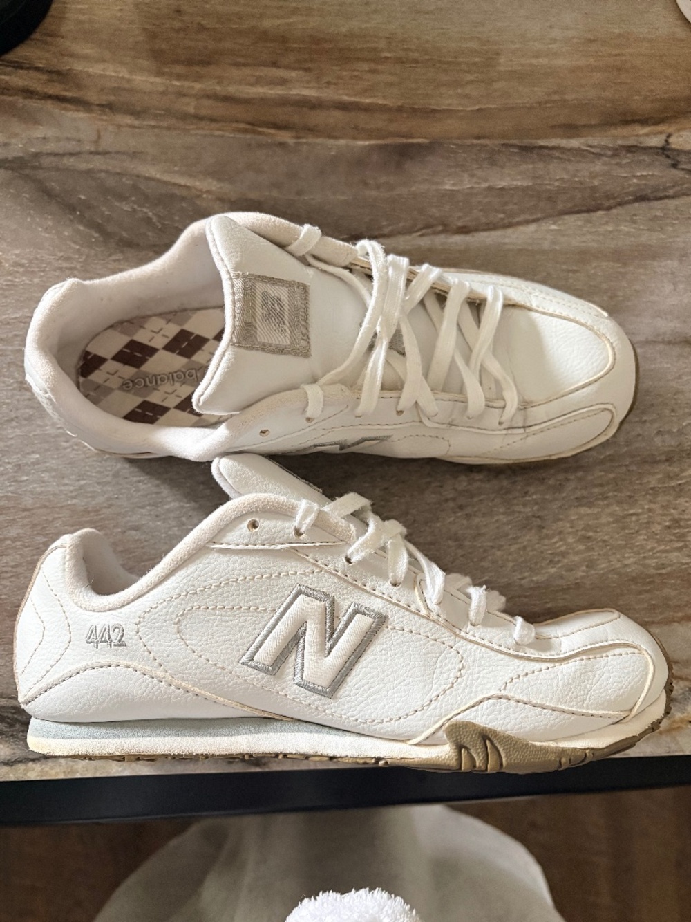 New Balance Trainers Shoes White 6.5